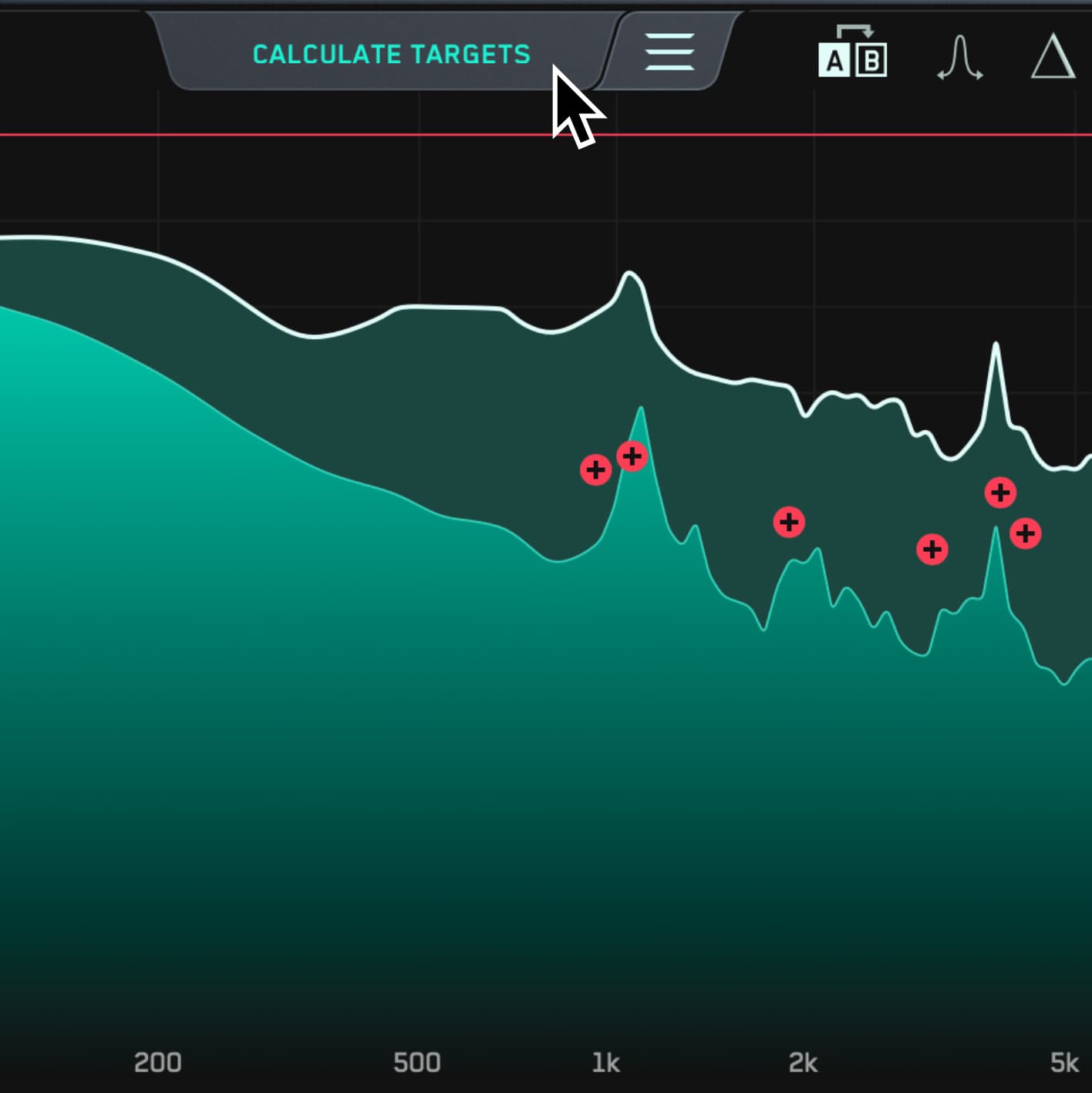 Analyze your audio to determine which frequencies are resonant