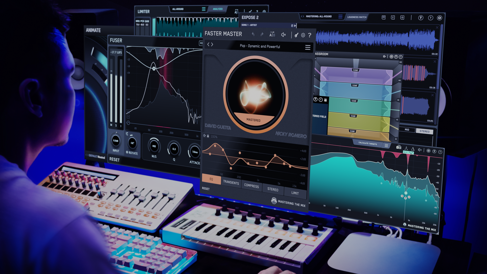 Screenshot of Mixing and Mastering Plugins
