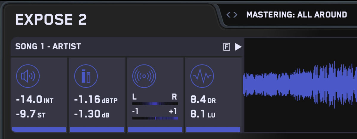 EXPOSE 2 | Audio Quality Control Plugin