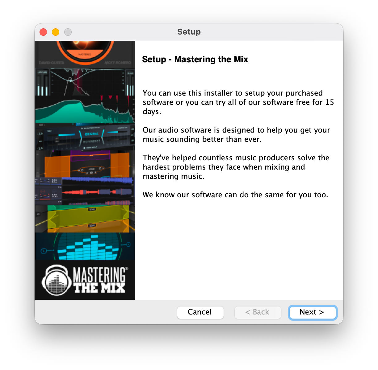 Installer Mastering The Mix