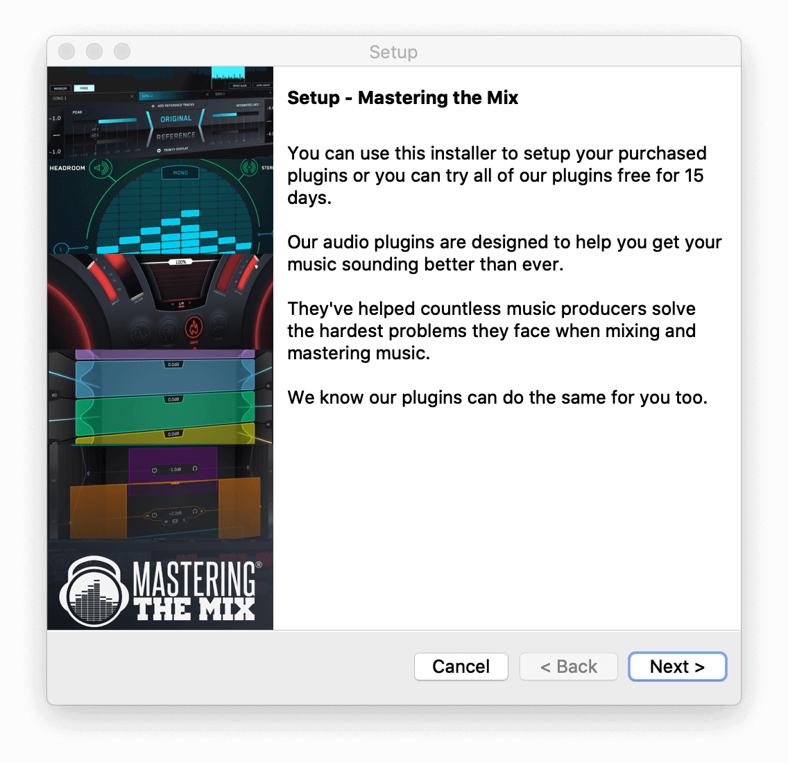 Mastering The Mix installer